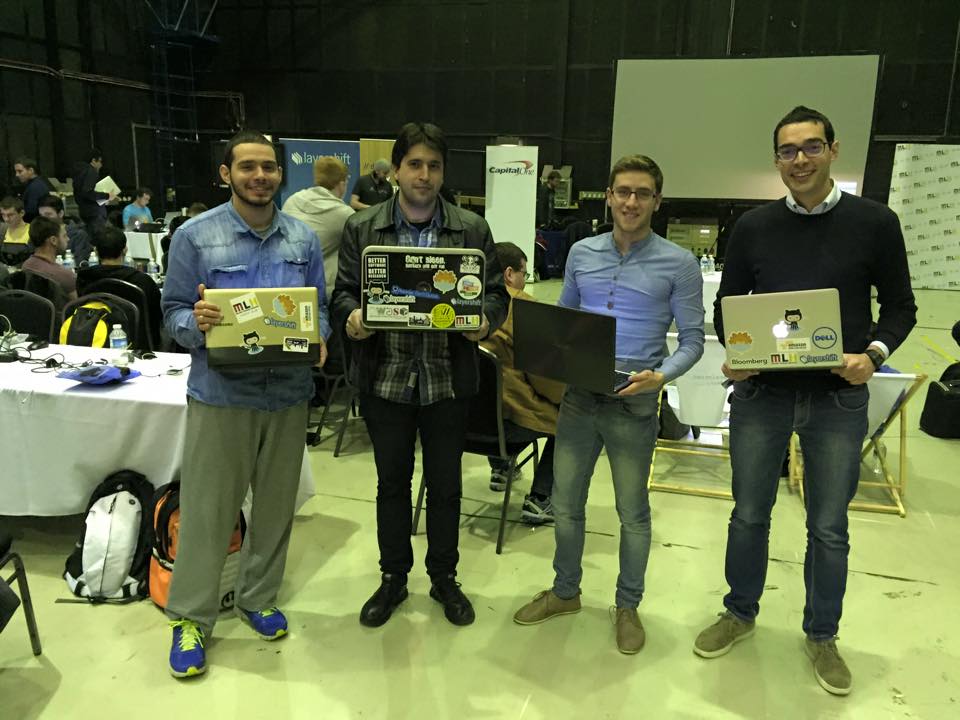 Team with sticker enriched laptops